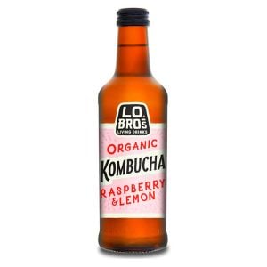 Lo Bros Organic Raspberry and Lemon Kombucha 330ml