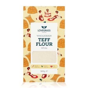 Lovegrass Wholegrain White Teff Flour 500g