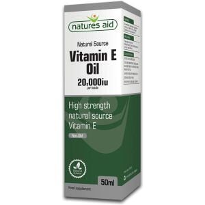 Natures Aid - Vitamin E Oil 20,000iu High Strength 50ml