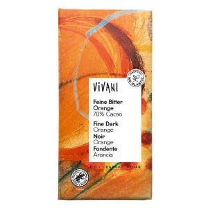 Vivani Fine Dark Orange Chocolate 80g