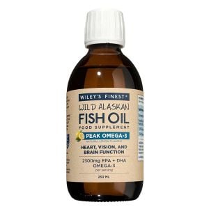 Wiley's Finest Wild Alaskan Fish Oil Peak Omega 3 liquid 250ml