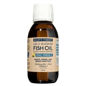Wiley's Finest Wild Alaskan Fish OIl Peak Omega 3 Liquid 125ml