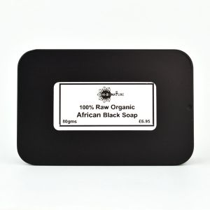 HI-BI Nature 100% Raw Organic African Black Soap 80gms