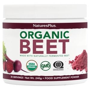 Natures Plus Organic Fermented Beet Powder 240g