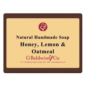 Baldwins Luxury Handmade Honey, Lemon And Oatmeal Soap 100g