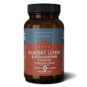 Terranova Bilberry, Lutein & Astaxanthin Complex 50 Capsules