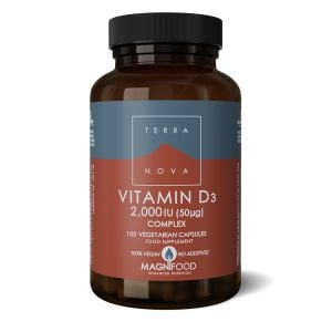 Terranova Vitamin D3 Complex 2000iu 100 Vegetarian Capsules