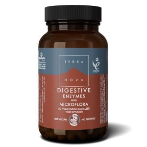 Terranova Digestive Enzymes with Probiotics 50 Vegetarian Capsules