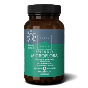 Terranova Green Child Friendly Microflora 50 Vegan Capsules