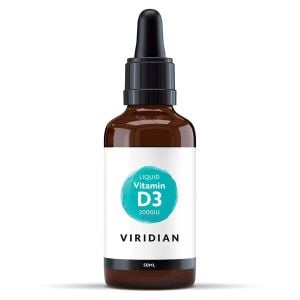 Viridian Liquid Vitamin D3 2000iu 50ml