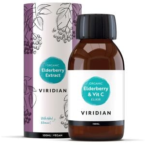 Viridian Organic Elderberry Extract with Vitamin C 100ml