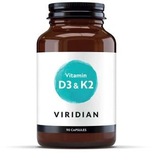 Viridian Vitamin D3 1000iu & K2 90 Vegan Capsules
