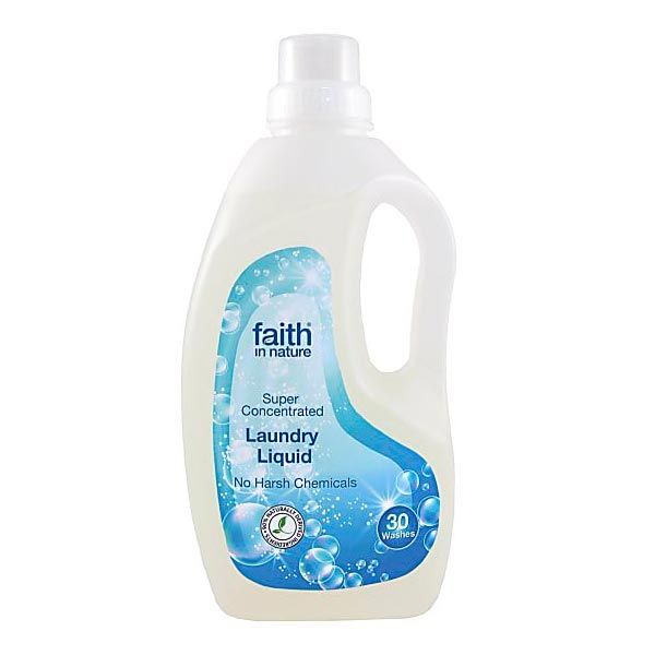 Faith in Nature - Super concentrated Laundry Liquid, Organic Aloe Vera 1  Litre | G Baldwin & Co