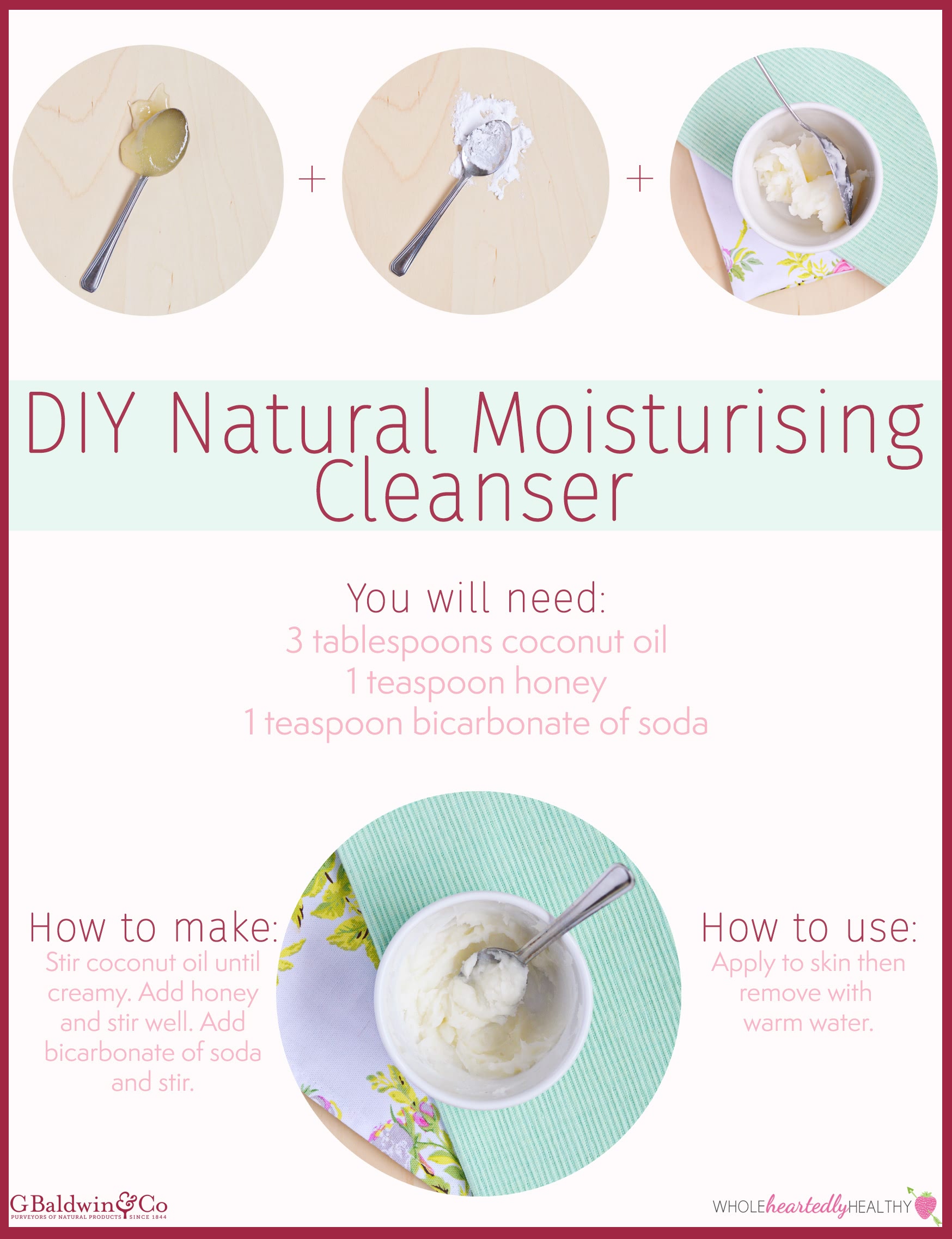 DIY Natural Moisturising Cleanser Recipe