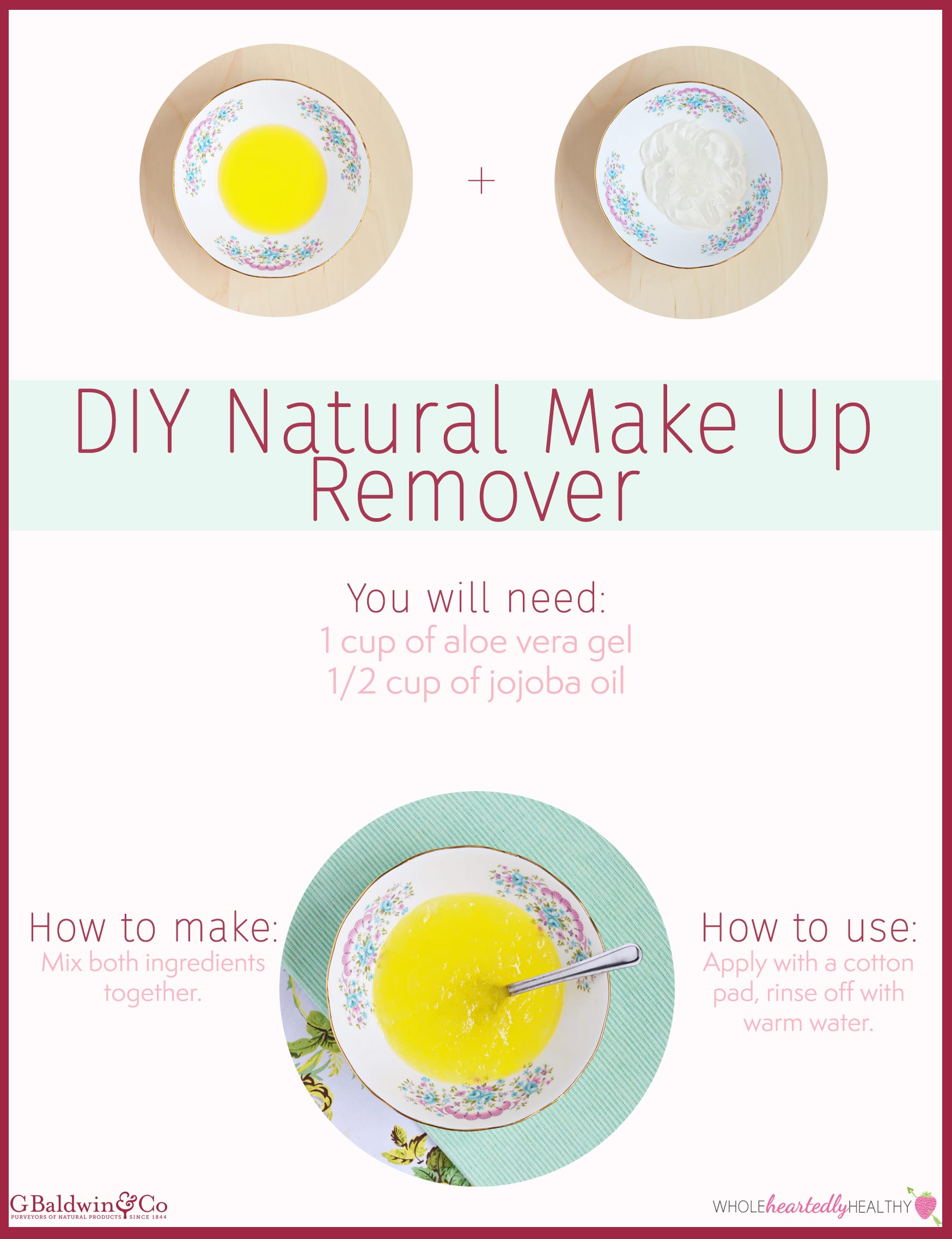 DIY Natural Make Up Remover and Spot Treatment