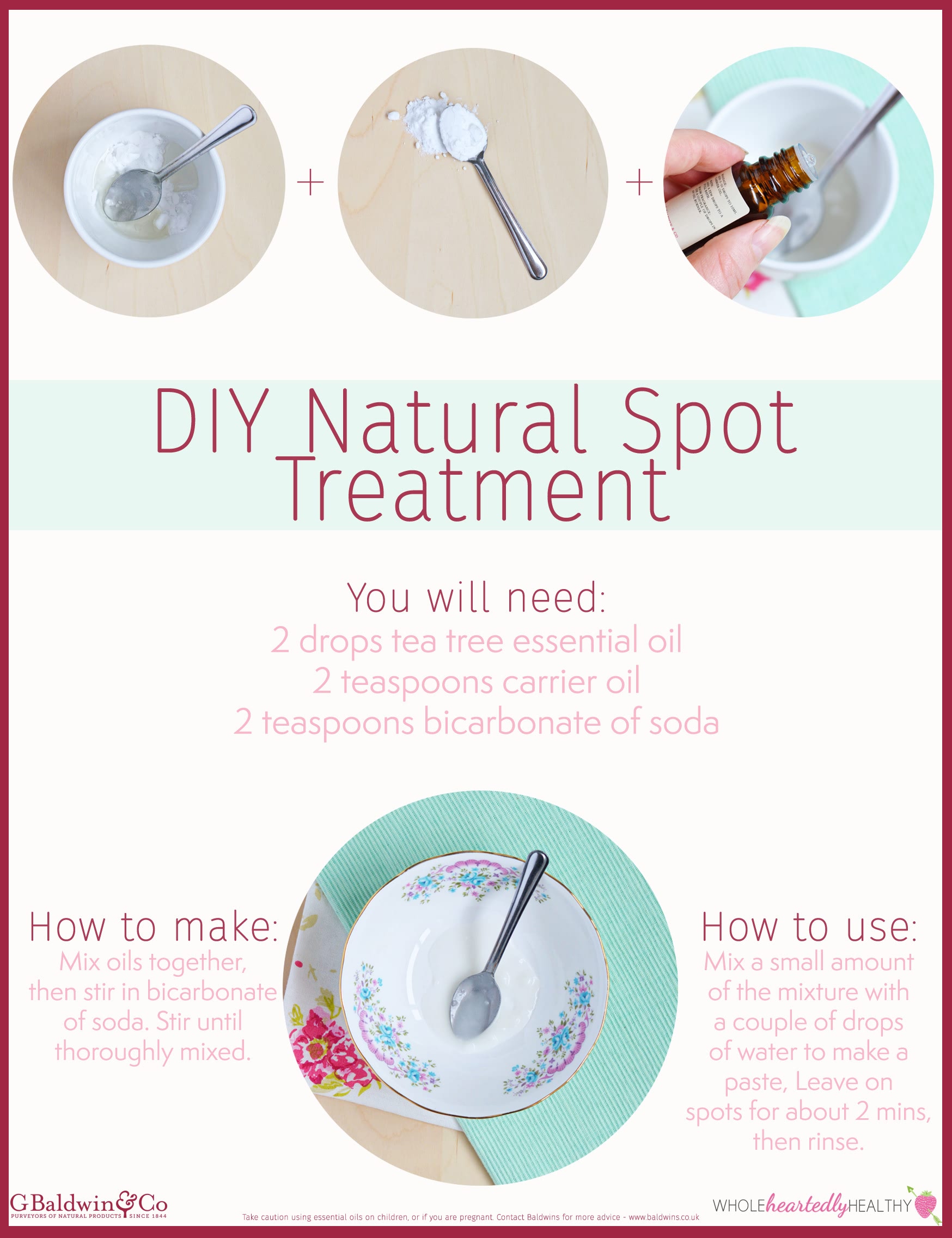 DIY Natural Make Up Remover and Spot Treatment - Baldwins ...