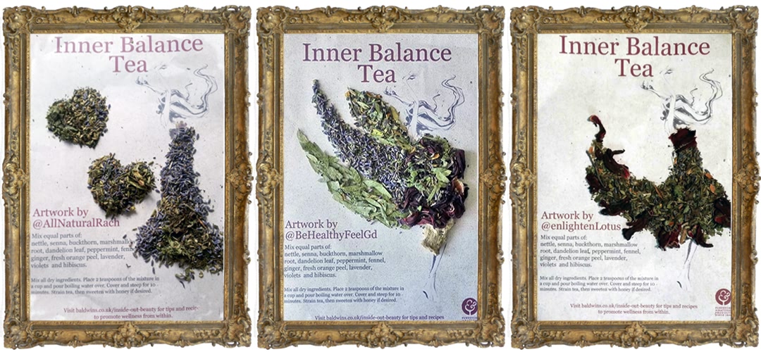 Herbal Tea Art - Inner Balance Tea -  Inside Out Beauty