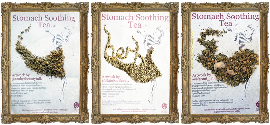 Herbal Tea Art - Stomach Soothing Teas - Inside Out Beauty