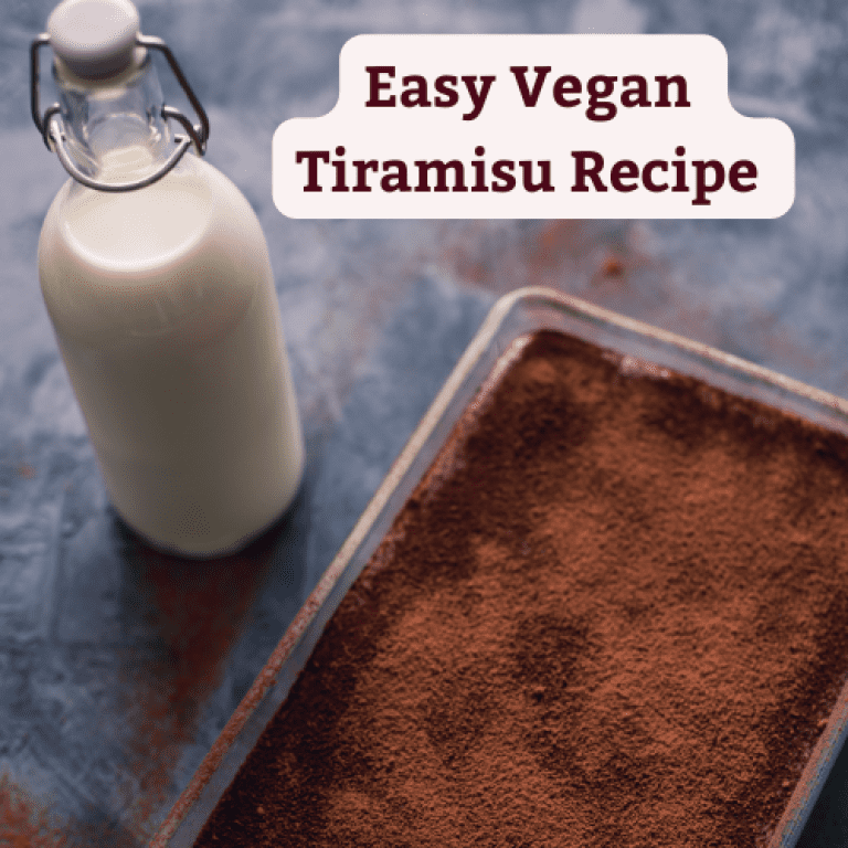 Easy Vegan Tiramisu Recipe 
