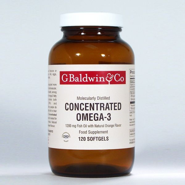 Baldwins Concentrated Omega-3 bottle
