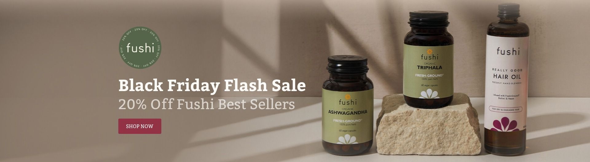 20% off Fushi Wellbeing Best Sellers