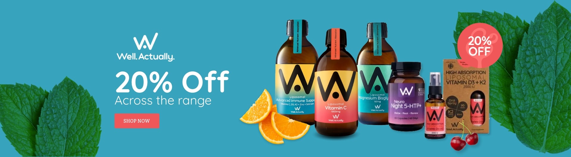 20% off Well Actually