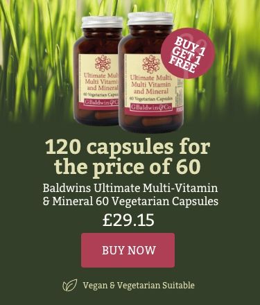 Baldwins Ultimate Multi Multi-vitamin &amp; Mineral 60 Vegetarian Capsules BUY ONE GET ONE FREE