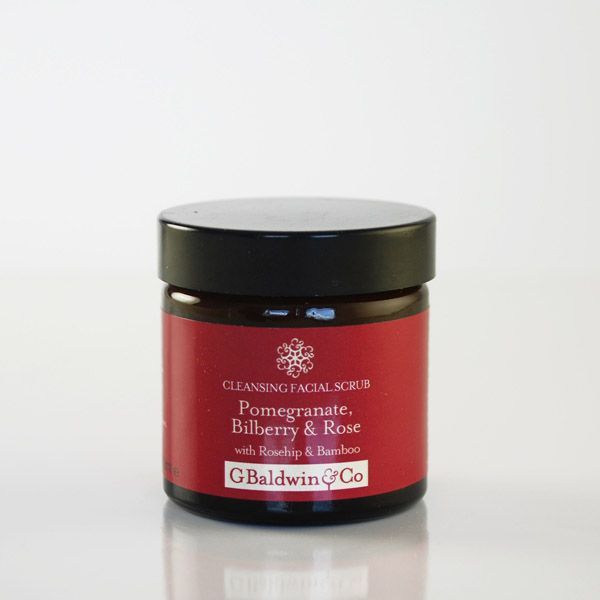 Baldwins product photo of Pomegranate, Bilberry & Rose Cleansing Facial Scrub